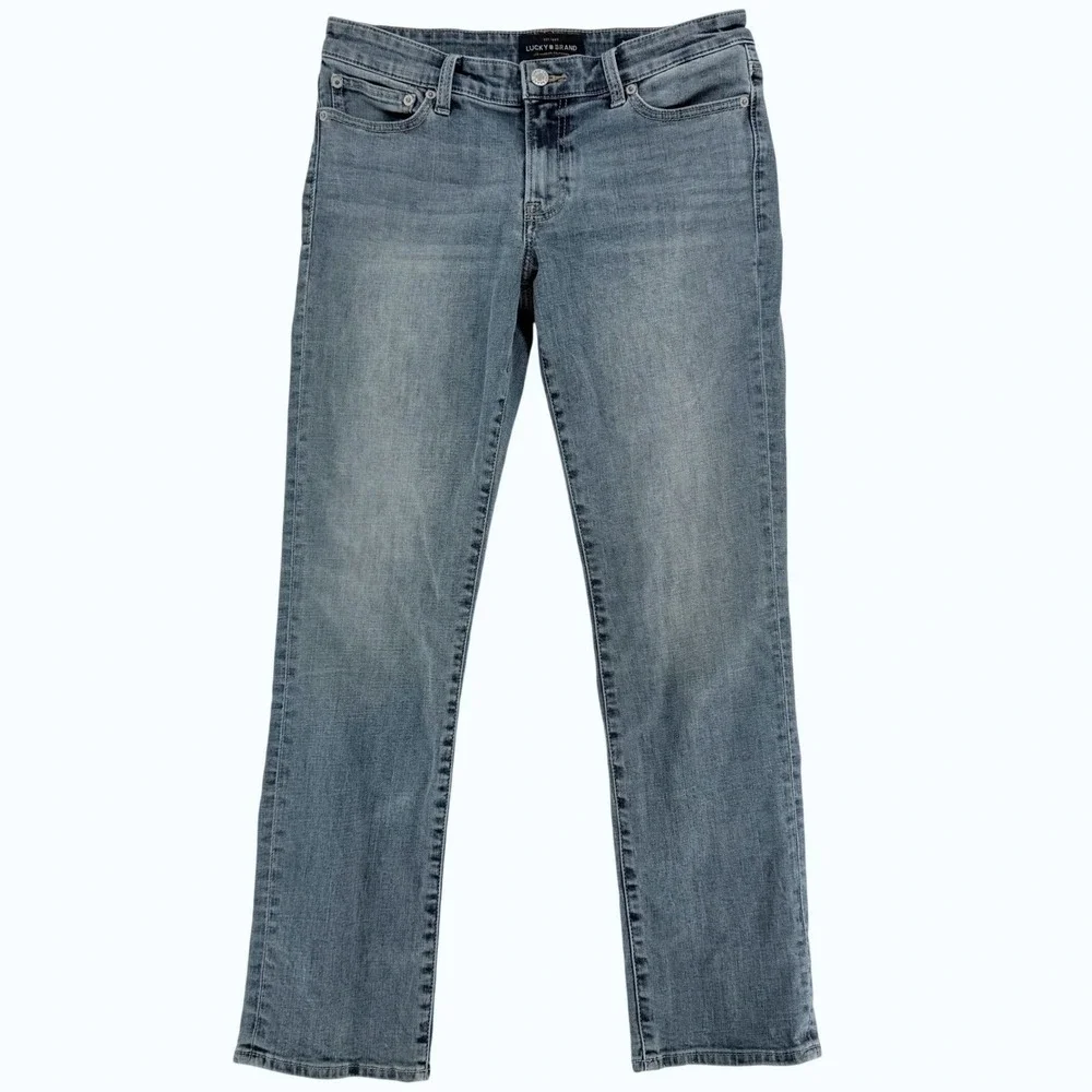 Lucky Brand‎ Sweet Straight Ankle Jeans Womens Size 8 Blue Wash Denim